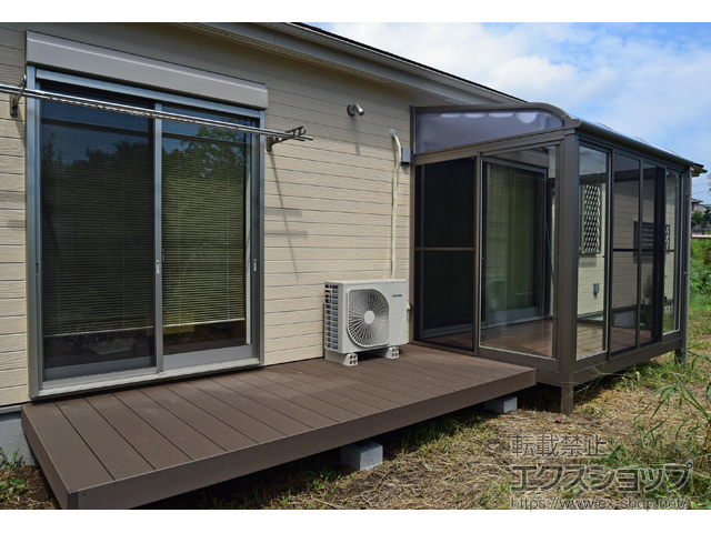 神奈川県秦野市ののウッドデッキ 樹ら楽ステージ 施工例