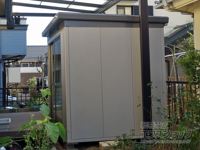 神奈川県横浜市のの物置・屋外倉庫 ナイソー 一般型 2460×1880×2270 SMK-47S 施工例