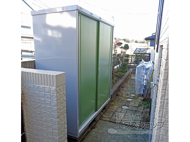 神奈川県横浜市のの物置・屋外倉庫 シンプリー 一般型 1740×755×1903 MJX-177EP-LG 施工例