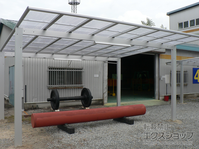 大阪府四條畷市ののカーポート エフルージュ ツイン 積雪〜20cm対応 施工例