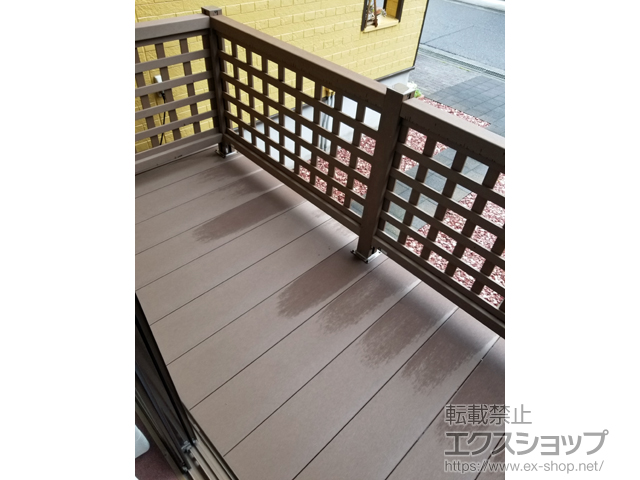 大阪府岸和田市ののウッドデッキ リウッドデッキ 200 施工例