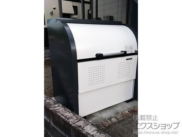 神奈川県平塚市ののゴミステーション クリーンストッカー CKR-1007-2型 （容量600L） 施工例
