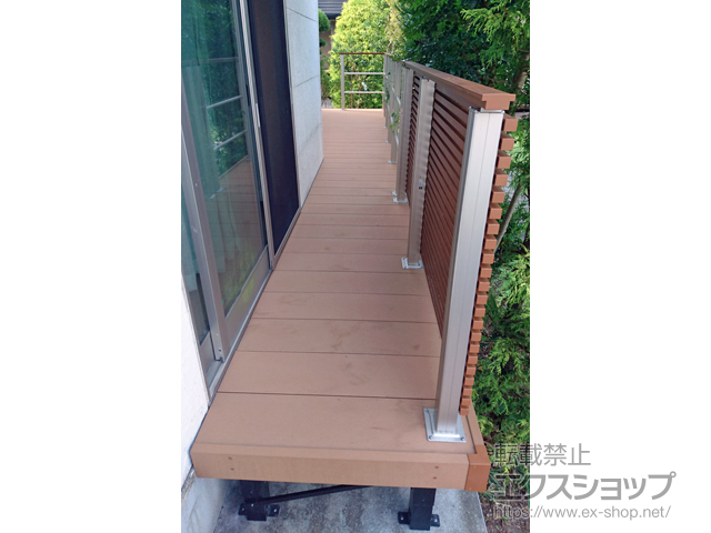 熊本県熊本市ののウッドデッキ リウッドデッキ 200 施工例
