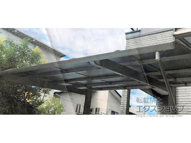 香川県高松市のLIXIL リクシル（トステム）のカーポート レガーナポートシグマIII 積雪〜20cm対応 施工例