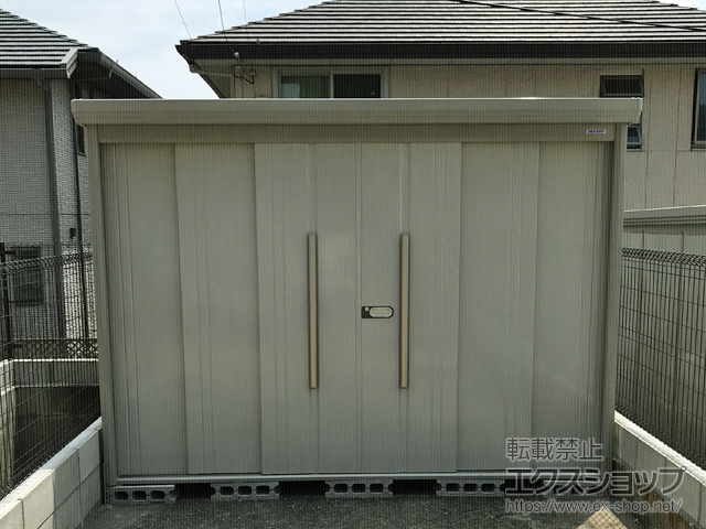 香川県高松市のの物置・屋外倉庫 Mr.ストックマンダンディ 一般型 2900×2290×2110（ND-2922） ND-2922-W 施工例