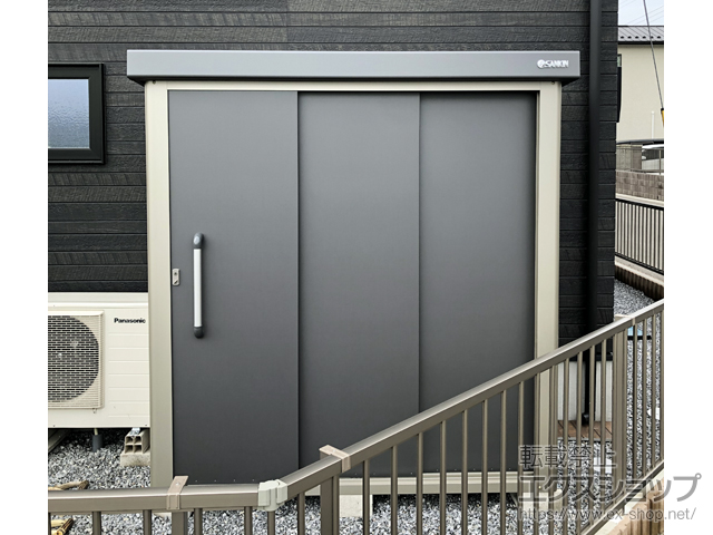 栃木県宇都宮市のの物置・屋外倉庫 エスケーエイト SK8-50 一般型 1800×800×1940 SK8-50-GK 施工例