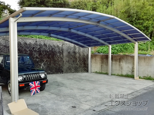 長崎県諫早市ののカーポート レイナトリプルポートグラン　積雪〜20cm対応 施工例