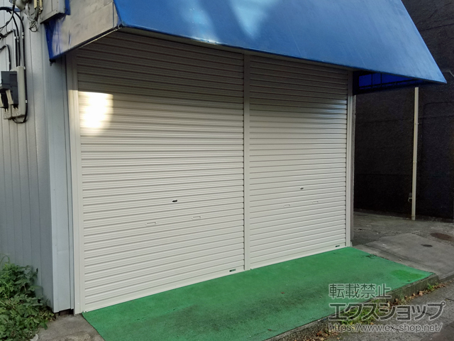 千葉県千葉市ののガレージシャッター プラテアII スチールタイプ 手動式 施工例