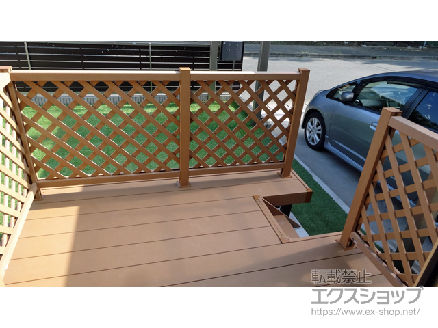 千葉県野田市ののウッドデッキ リウッドデッキ 200 施工例