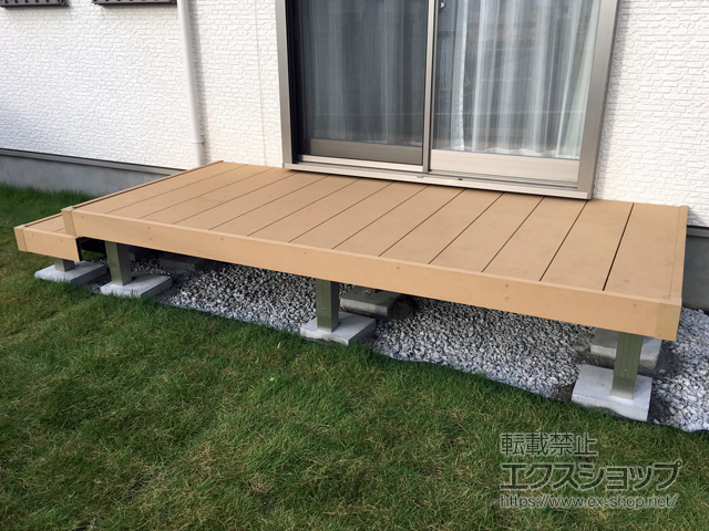 神奈川県横浜市ののウッドデッキ リウッドデッキ 200 施工例