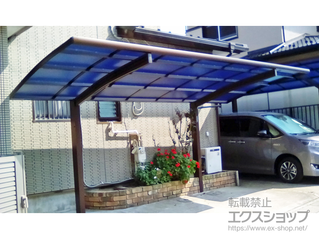 千葉県市原市ののカーポート プレシオスポート 積雪〜20cm対応 施工例