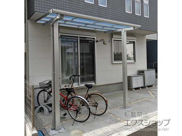 神奈川県ののテラス屋根 エフルージュグランZERO テラスタイプ 積雪〜20cm対応 施工例