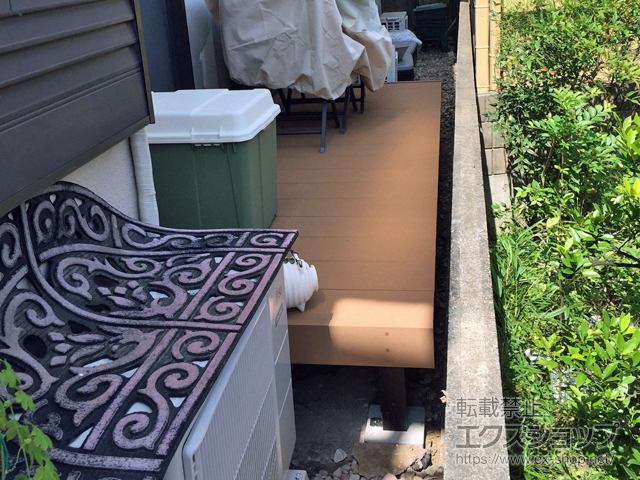 千葉県柏市ののウッドデッキ マージウッドデッキ 施工例