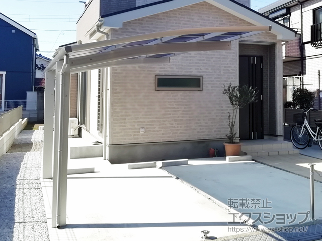 東京都練馬区ののカーポート プレシオスポート 積雪〜20cm対応 施工例