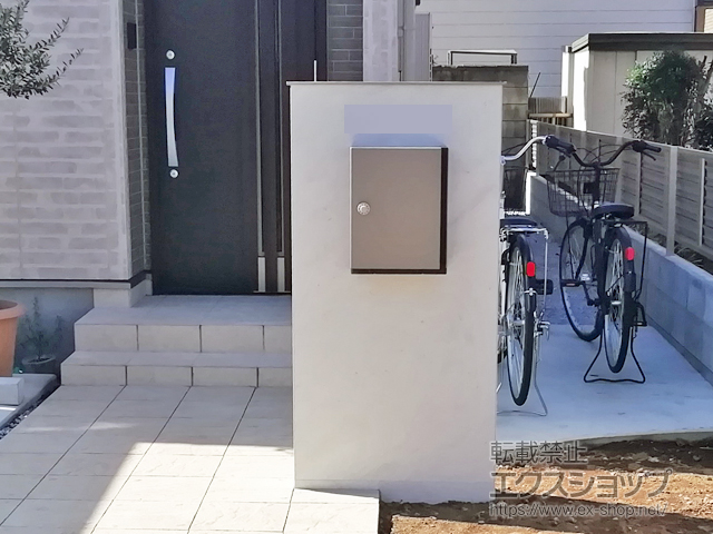 東京都練馬区のの機能門柱・ポスト ウォールスクリーン ファンクション門袖 施工例