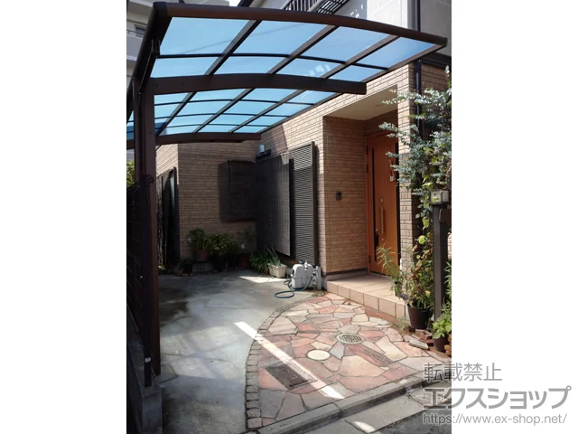 京都府京都市のYKKAPのカーポート レイナポートグラン 積雪〜20cm対応 施工例