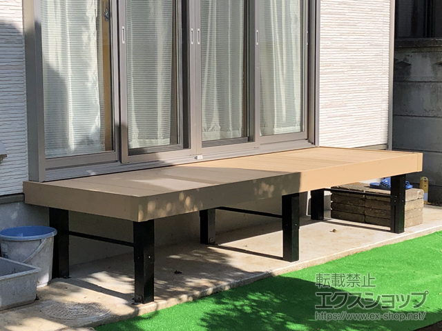 埼玉県新座市ののウッドデッキ リウッドデッキ 200 施工例