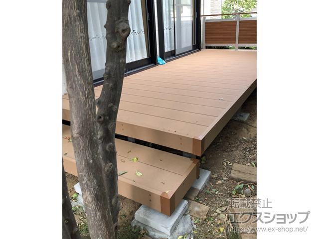 千葉県千葉県船橋市ののウッドデッキ リウッドデッキ 200 施工例