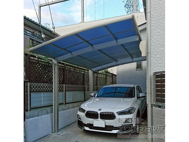 京都府亀岡市ののカーポート プレシオスポート 積雪〜20cm対応 施工例