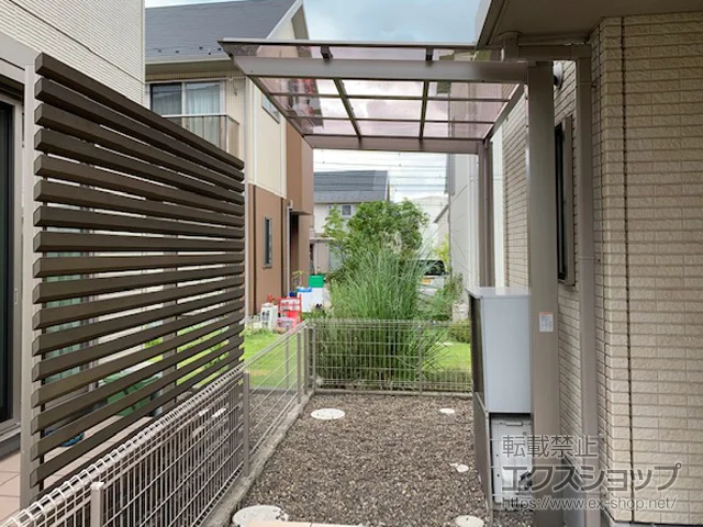 千葉県木更津市のLIXIL(リクシル)のサイクルポート・自転車置き場 ネスカFミニ (フラットスタイル) 積雪～20cm対応 施工例