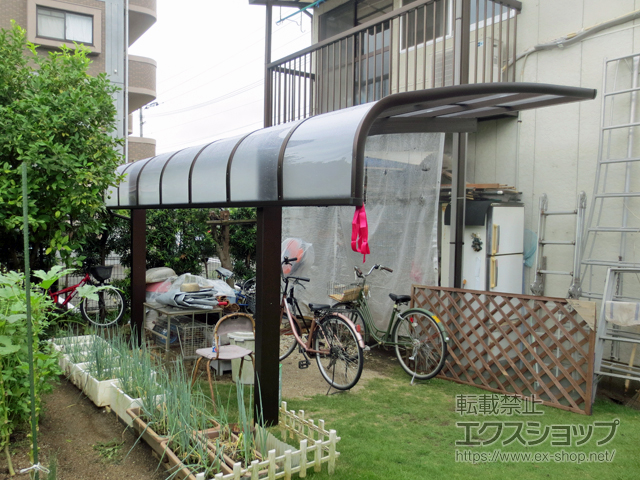 福岡県粕屋郡志免町ののカーポート レイナキャップポートグラン　積雪〜20cm対応 施工例