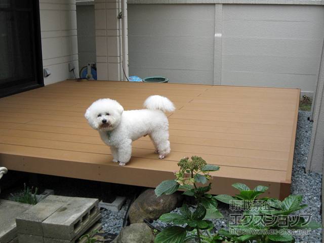 東京都文京区ののウッドデッキ リウッドデッキ 200 施工例