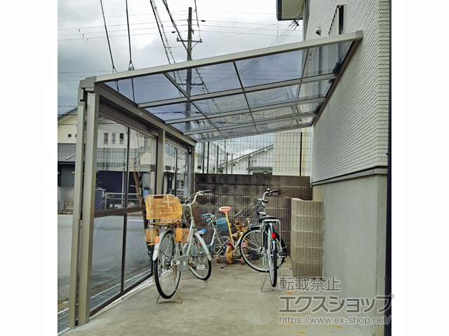 奈良県橿原市ののテラス屋根 スピーネ F型 テラスタイプ 単体 積雪〜20cm対応 施工例