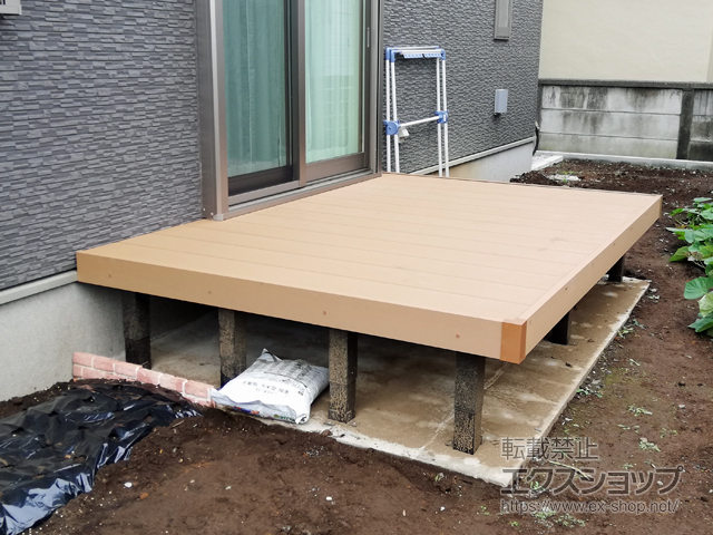 埼玉県所沢市ののウッドデッキ リウッドデッキ 200 施工例