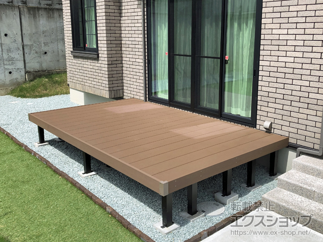 宮城県仙台市ののウッドデッキ リウッドデッキ 200 施工例