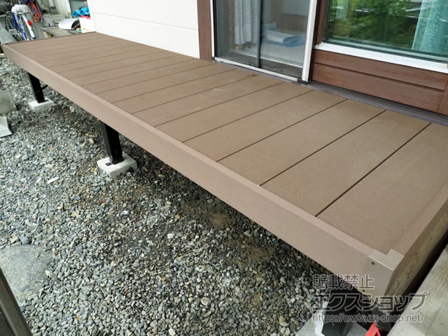 岩手県大船渡市ののウッドデッキ マージウッドデッキ 施工例