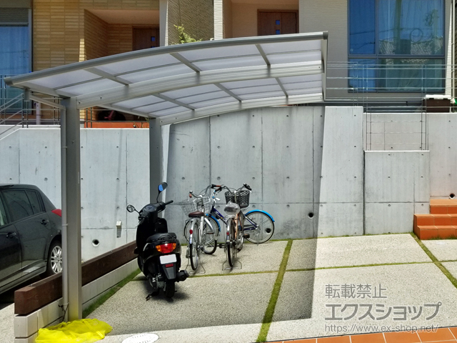 愛知県名古屋市ののカーポート プレシオスポート 積雪〜20cm対応 施工例