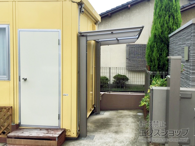 福岡県太宰府市ののテラス屋根 フーゴF 独立テラスタイプ 単体 積雪〜20cm対応 施工例