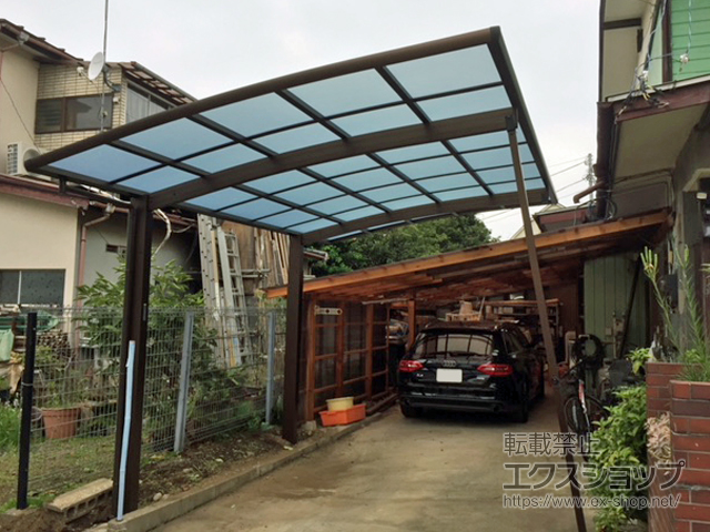 埼玉県新座市ののカーポート レイナポートグラン　積雪〜20cm対応 施工例