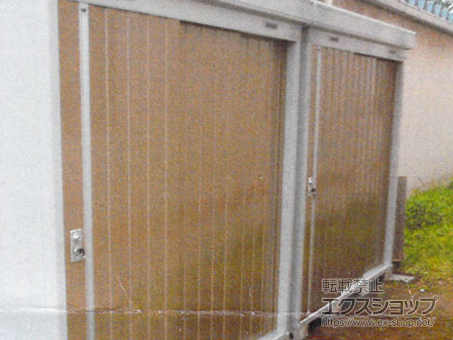 千葉県千葉市のの物置・屋外倉庫 ネクスタ 一般型 2210×950×2020（NXN-21S） NXN-21S-MB 施工例