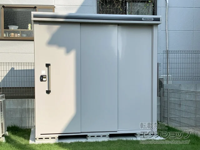 佐賀県鳥栖市のヨドコウの物置・収納・屋外倉庫 エルモ 一般型 2220×1520×2120（LMD-2215） LMD-2215-CB 施工例