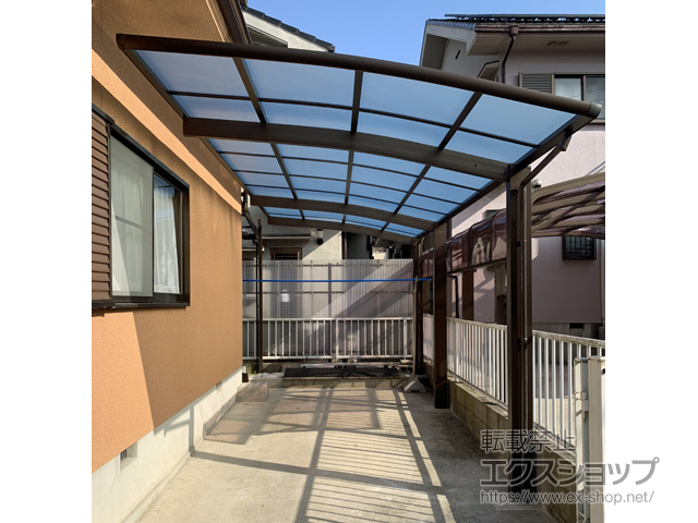 大阪府泉南郡熊取町ののカーポート レイナポートグラン 延長　積雪〜20cm対応 施工例