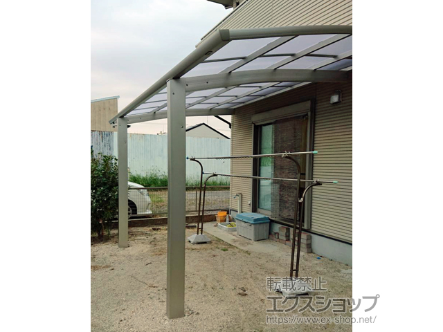 愛知県小牧市ののカーポート プレシオスポート 積雪〜20cm対応 施工例