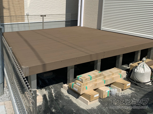 埼玉県比企郡川島町ののウッドデッキ リウッドデッキ 200 施工例