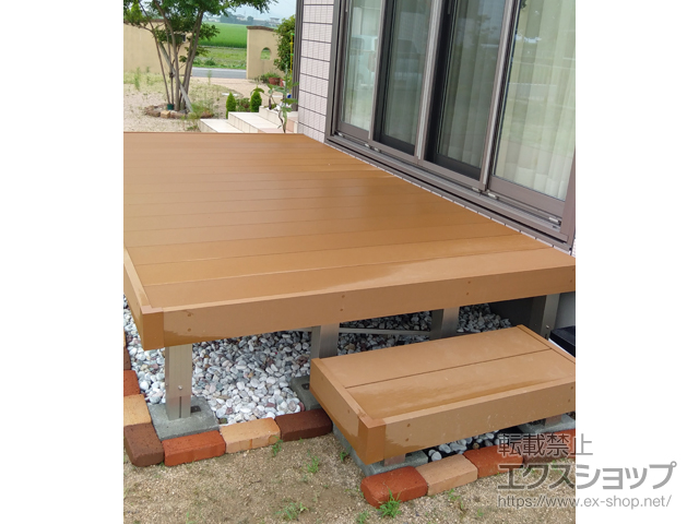 山口県防府市ののウッドデッキ リウッドデッキ 200 施工例