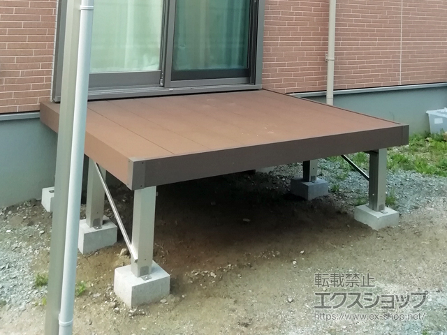 熊本県山鹿市ののウッドデッキ リウッドデッキ 200 施工例