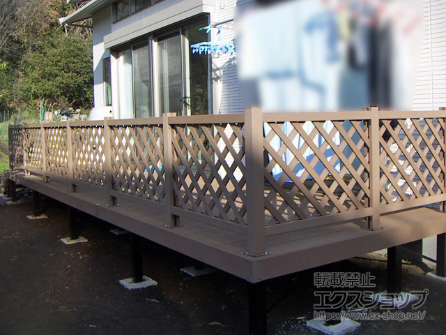 神奈川県横浜市ののウッドデッキ リウッドデッキ 200 施工例