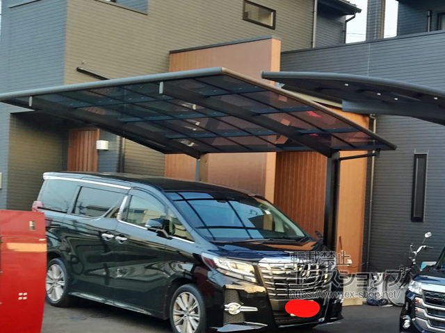 福岡県糟屋郡久山町ののカーポート プレシオスポート 積雪〜20cm対応 施工例