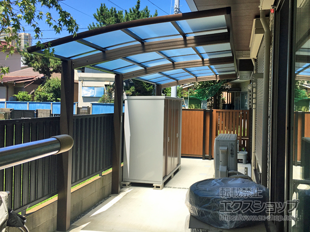 千葉県船橋市のの物置・屋外倉庫 シンプリー 一般型 1940×905×1903（MJX-199E） MJX-199E-AR 施工例