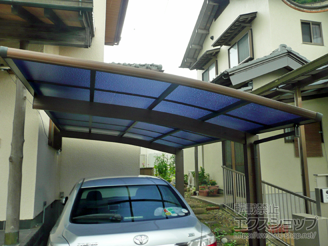 千葉県成田市ののカーポート プレシオスポート 積雪〜20cm対応 施工例