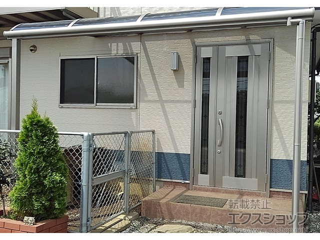 埼玉県鶴ヶ島市ののテラス屋根 スピーネ R型 テラスタイプ 単体 積雪〜20cm対応 施工例