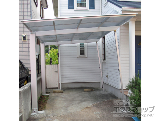 東京都町田市ののカーポート フーゴF 900 積雪〜30cm 施工例