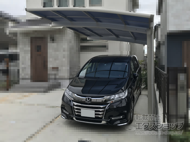 大阪府箕面市ののカーポート プレシオスポート 積雪〜20cm対応 施工例