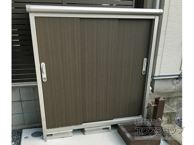 香川県高松市のの物置・屋外倉庫 エスモ 一般型 1497×520×1501 ESE-1505E-DW 施工例