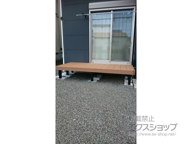 静岡県静岡市ののウッドデッキ マージウッドデッキ 施工例