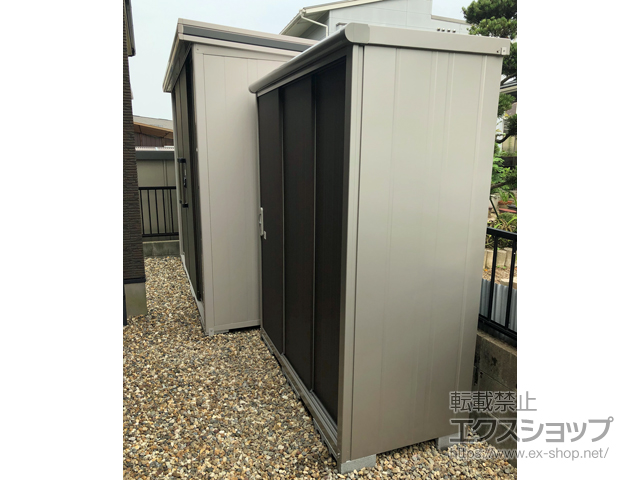 山口県玖珂郡和木町のの物置・屋外倉庫 エスモ 一般型 1650×750×1959 ESE-1607A-DW 施工例